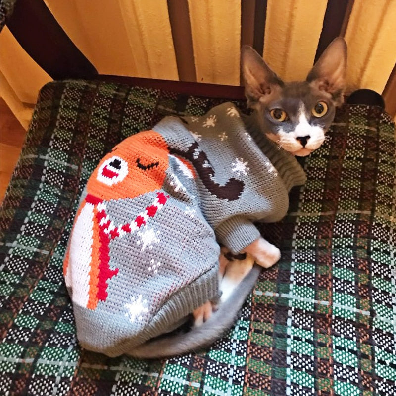 Bourgeois Brrr Cat Sweater