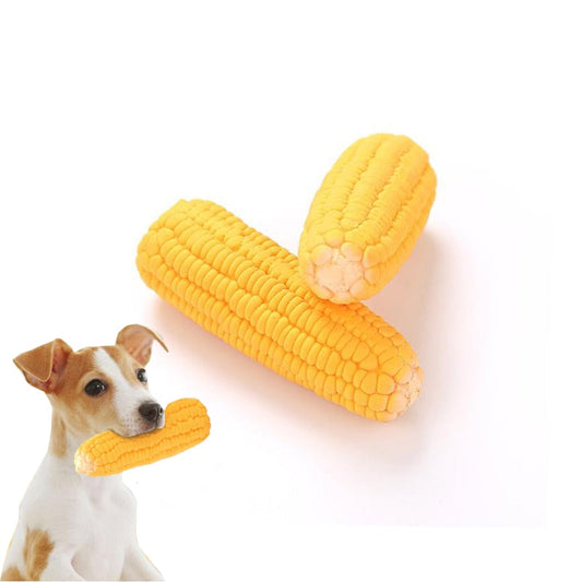 Farmer Adam Corn Cob Dog Chew Toy