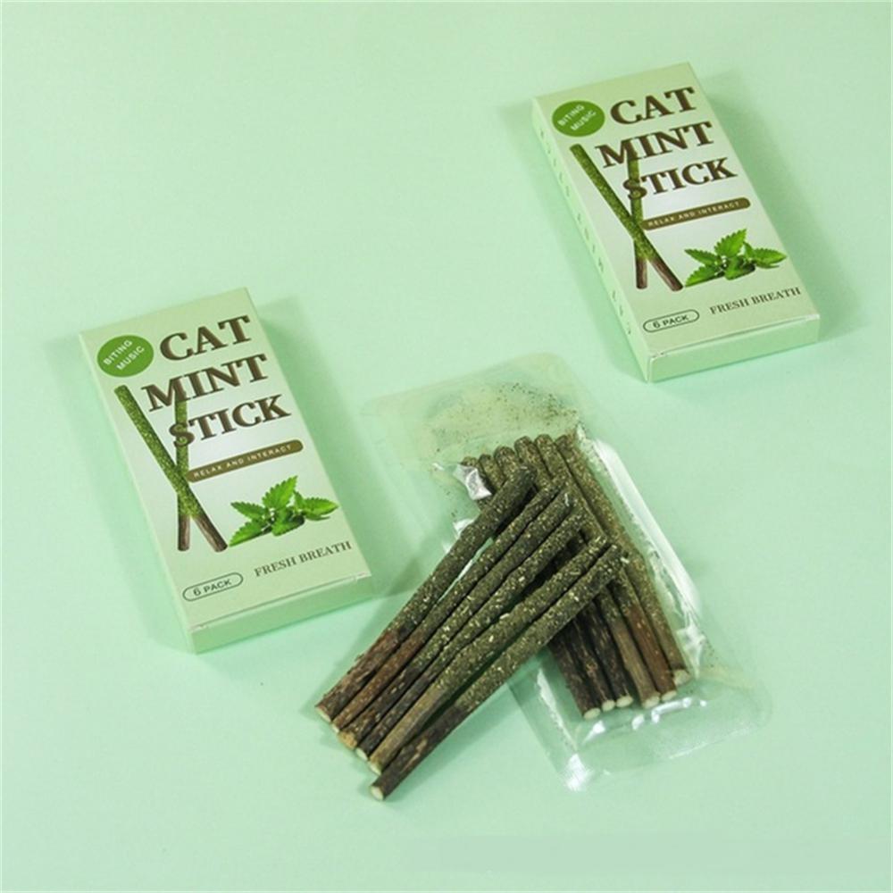 6pk All Natural Catnip Sticks